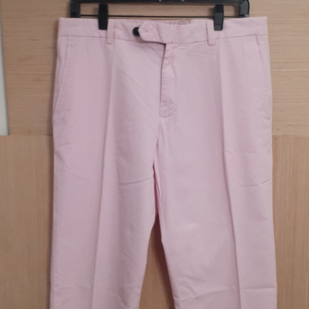 Mens Pink Brooks Brothers pants size 33/32